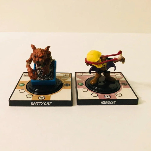 2003 Wiz Kids Creepy Freaks Figures Lot of 8 Game Pieces - Picture 8 of 13